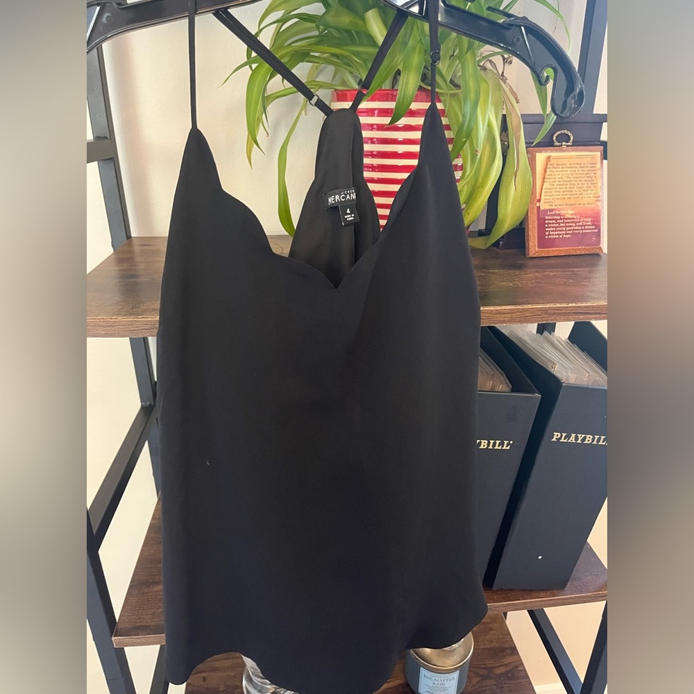 J crew black tank